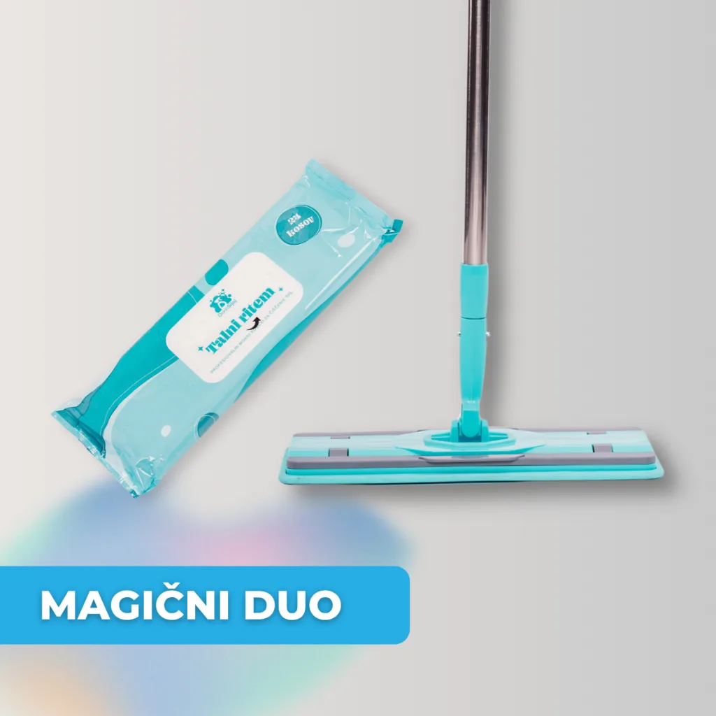MAGIČNI DUO - Set za HITRO čiščenje površin in tal brez vode